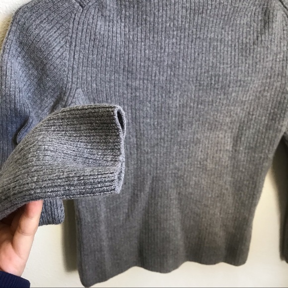 Classiques Entier Grey Turtleneck Sweater - Picture 3 of 6